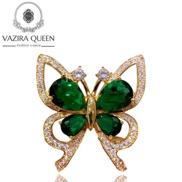 VQ Snake-Butterfly Brooch - Picture 1 of 6